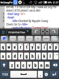 Ứng dụng viết code cho Android Ứng dụng viết code cho Android