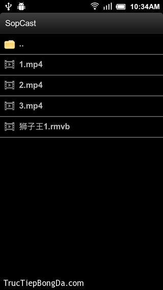 Download Sopcast cho điện thoại Android Download Sopcast cho điện thoại Android