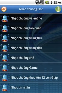 Kho Nhạc Chuông Độc - Lạ - Phong Phú cho Android