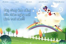 Tin nhắn hình chào buổi sáng