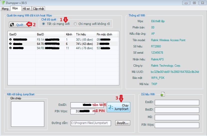 Ứng dụng hack wifi, thủ thuật dò pass wifi cực chuẩn